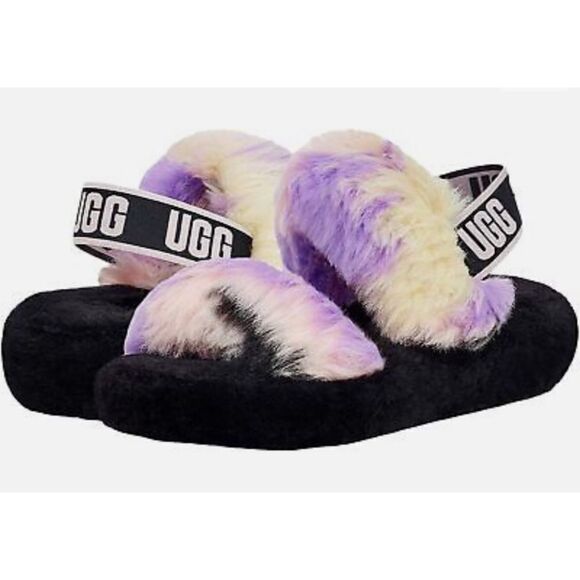 Ugg Oh Yeah Tie Dye Slides - Picture 2 of 10
